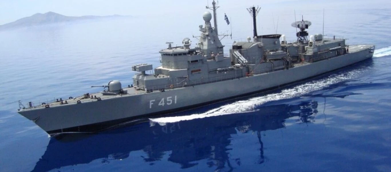 Η «ΛΗΜΝΟΣ» αποπλέει από τις ελληνικές θάλασσες και πάει στον Λίβανο για την επιχείρηση IRINI (φωτό)